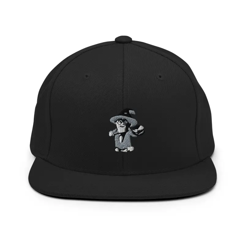 Snack Wizard Snapback Cap